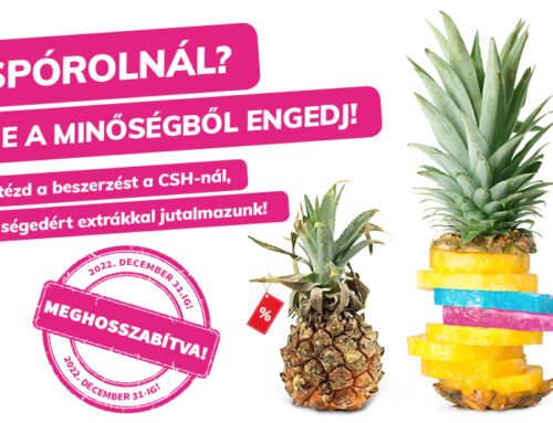 Válaszd a CSH-t és hűséged extra kedvezményekkel köszönjük meg!